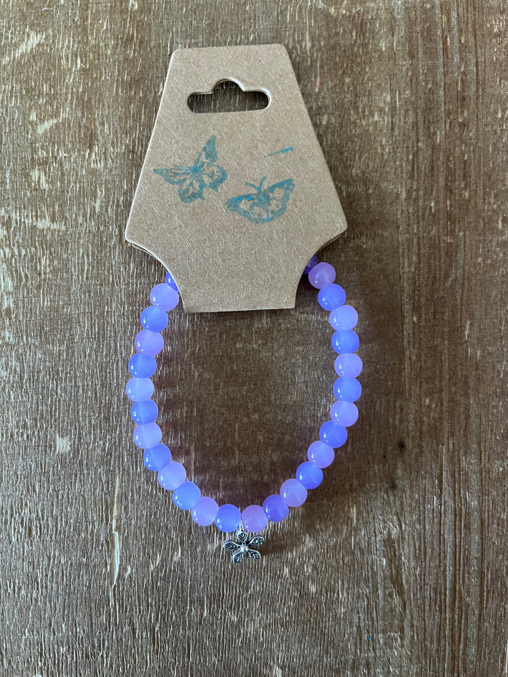 Purple Flower Bracelet