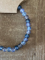 Gray Ink Patterned Bracelet