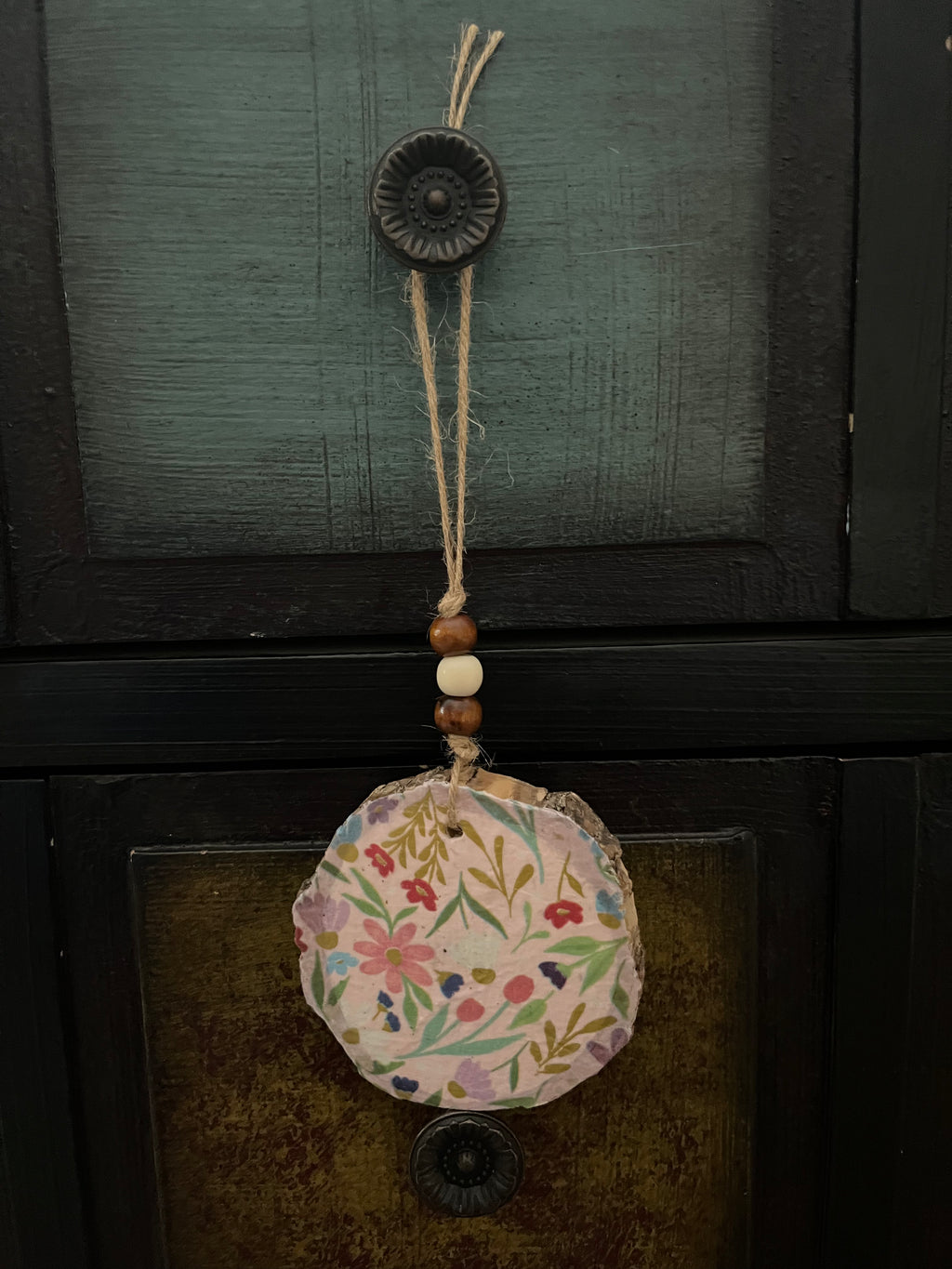 Dearest Gentle Reader: Double Sided Teal Ornament