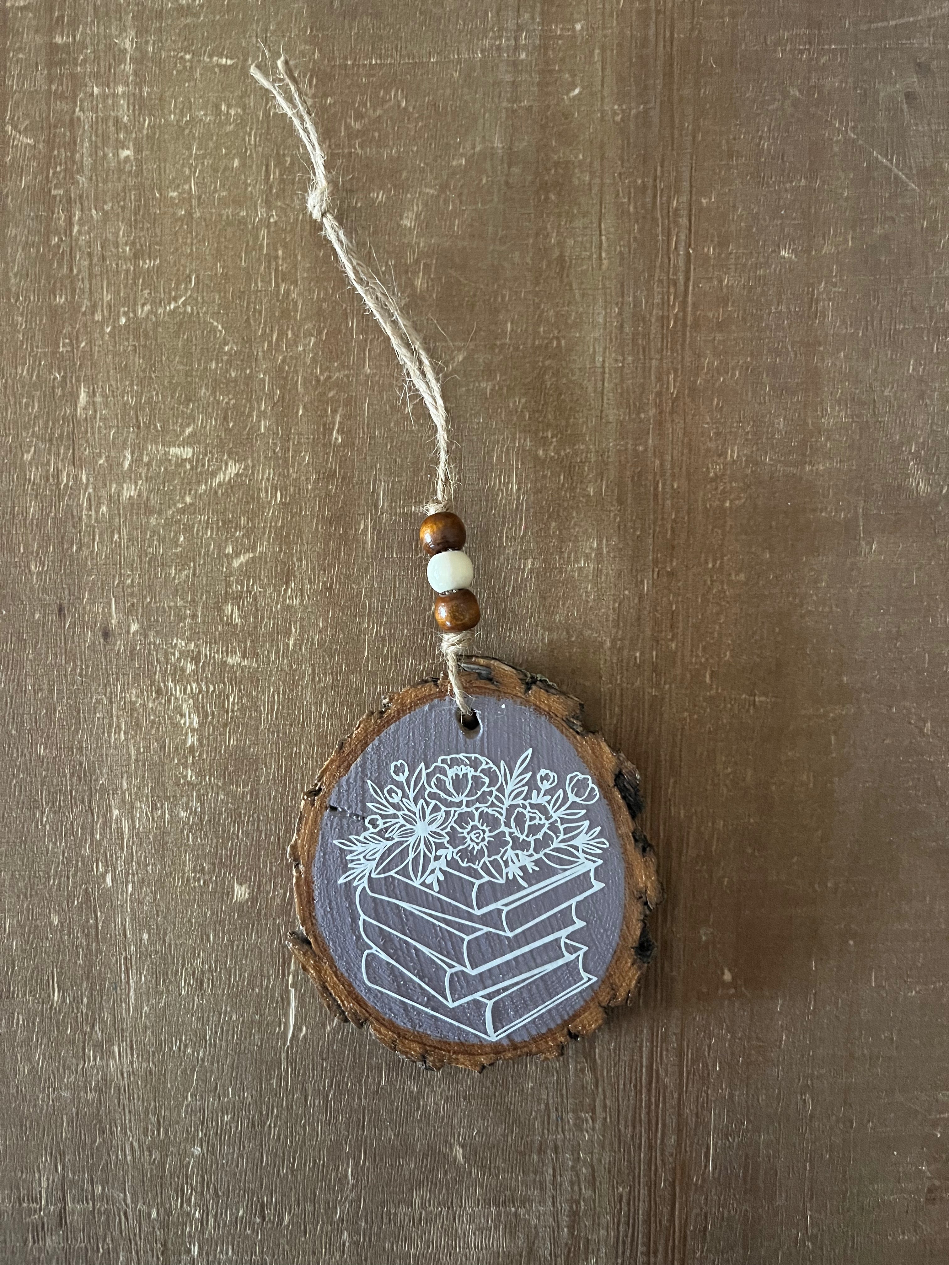 Dearest Gentle Reader: Double Sided Purple Ornament