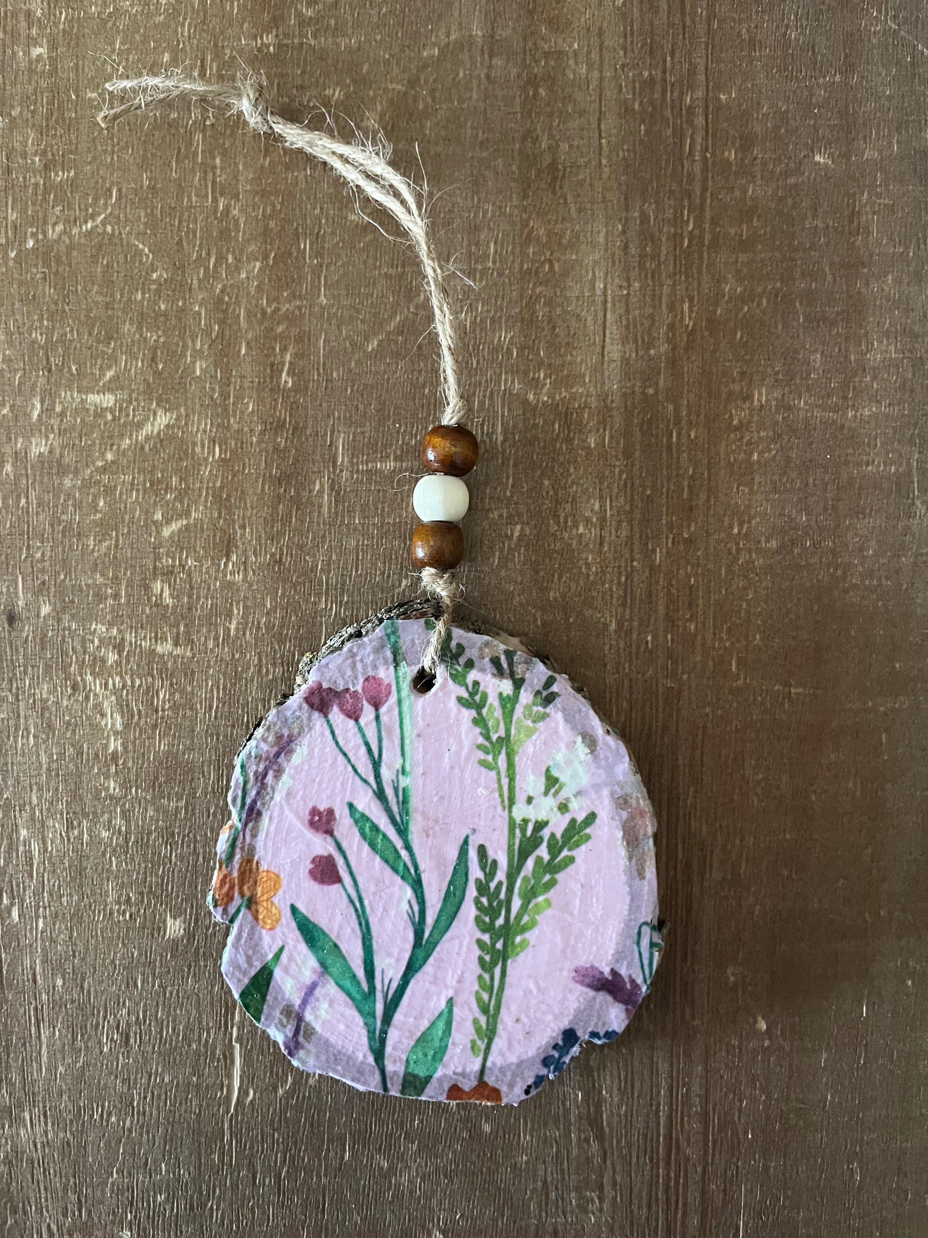 Dearest Gentle Reader: Double Sided Purple Ornament