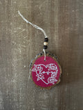 Love and Hearts Double Sided Ornament