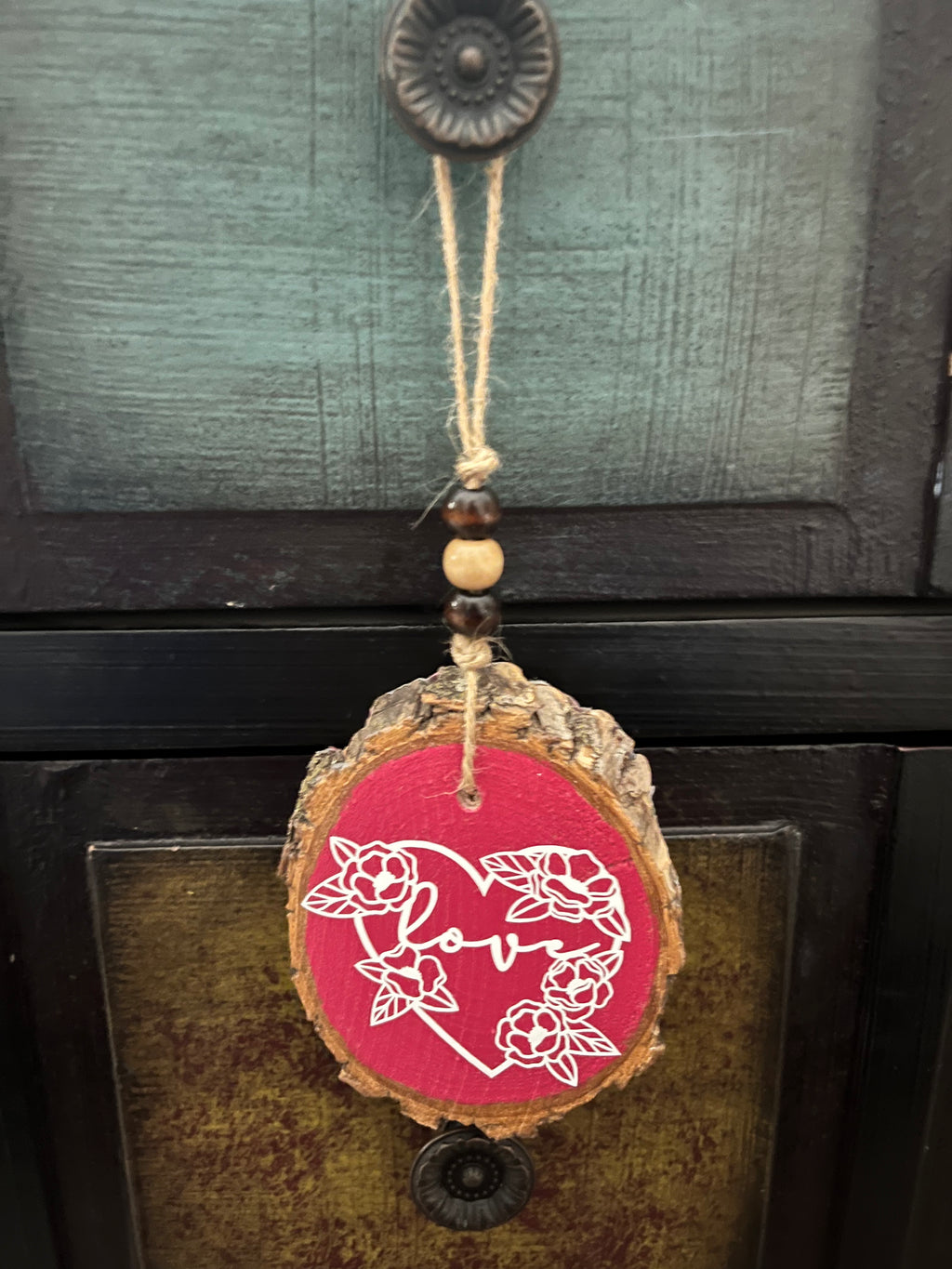 Love and Hearts Double Sided Ornament