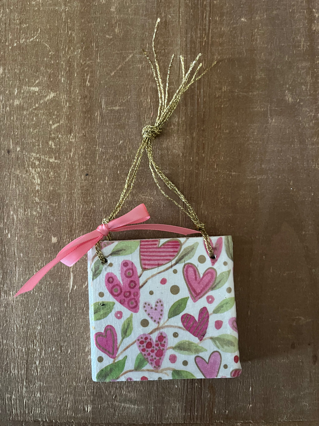 Heart Square Ornaments