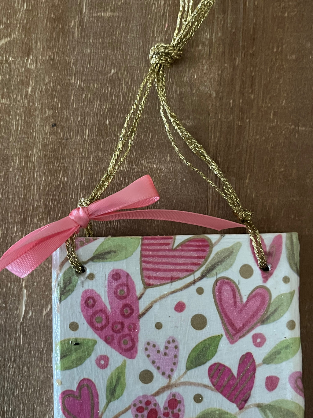 Heart Square Ornaments