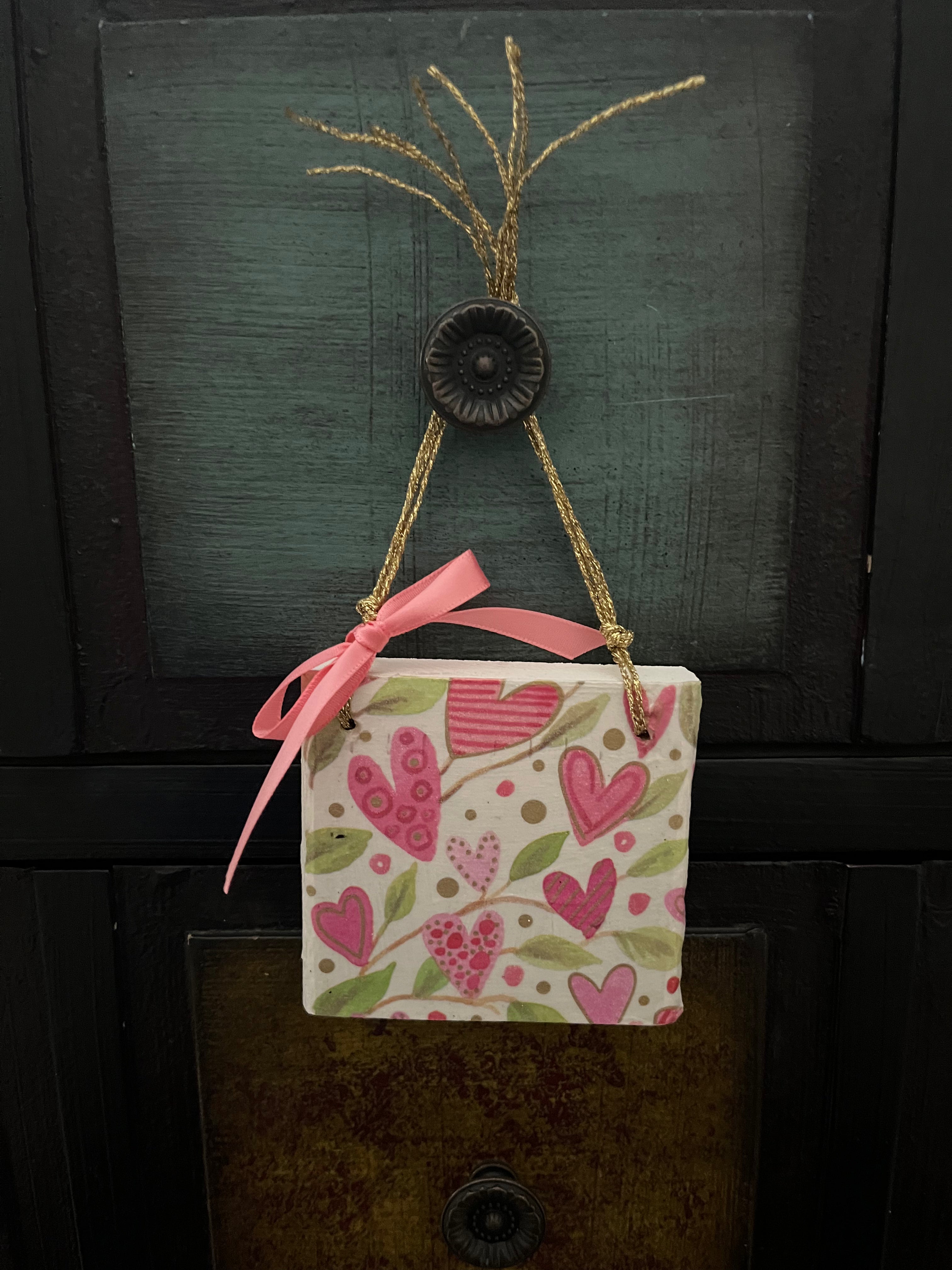 Heart Square Ornaments