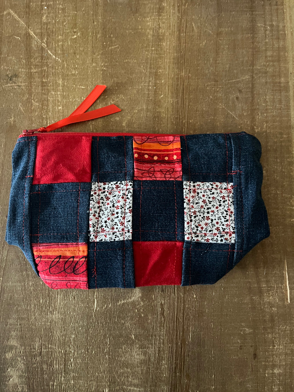 Quinn: Patchwork Cosmetic Bag