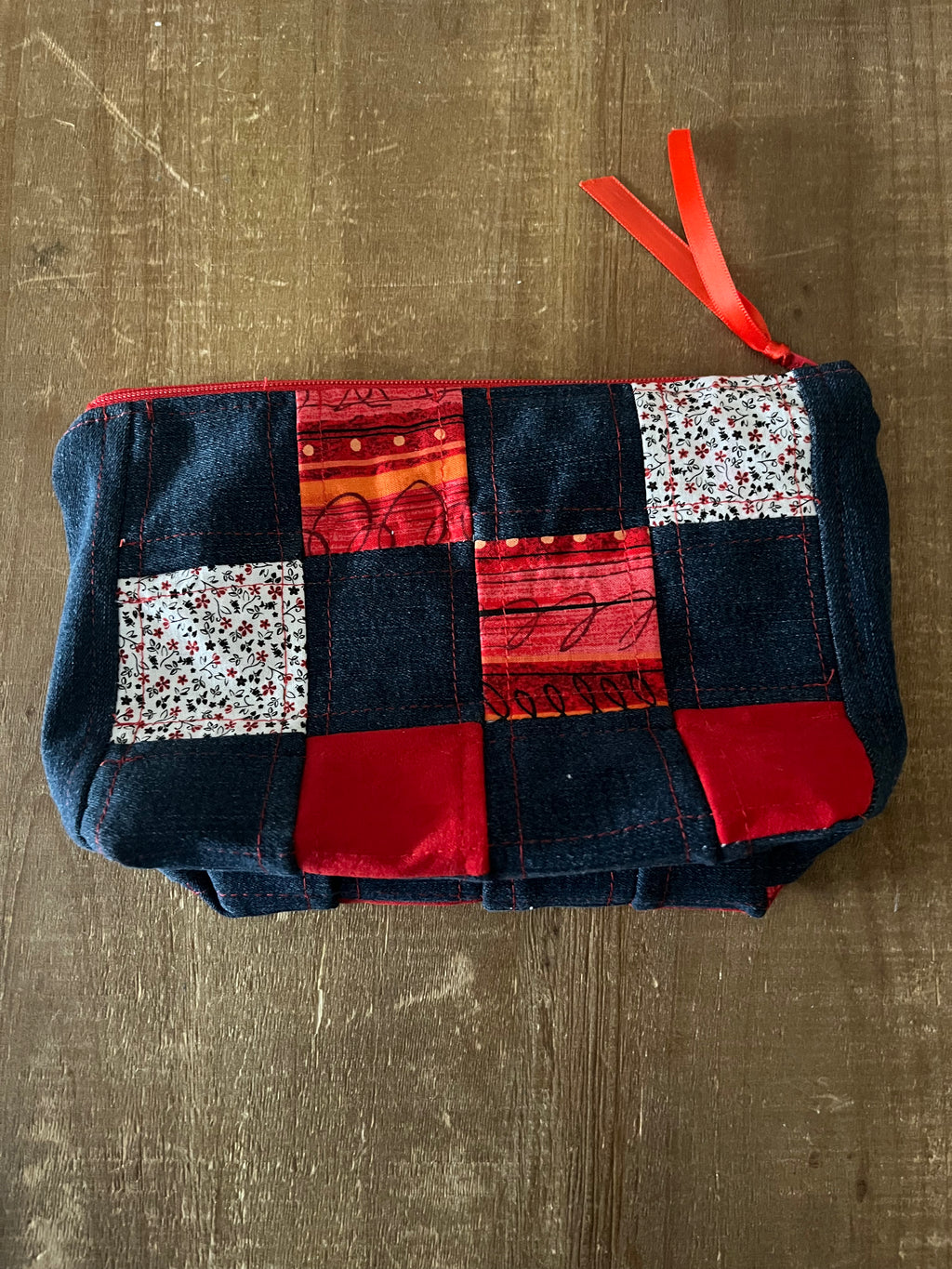 Quinn: Patchwork Cosmetic Bag