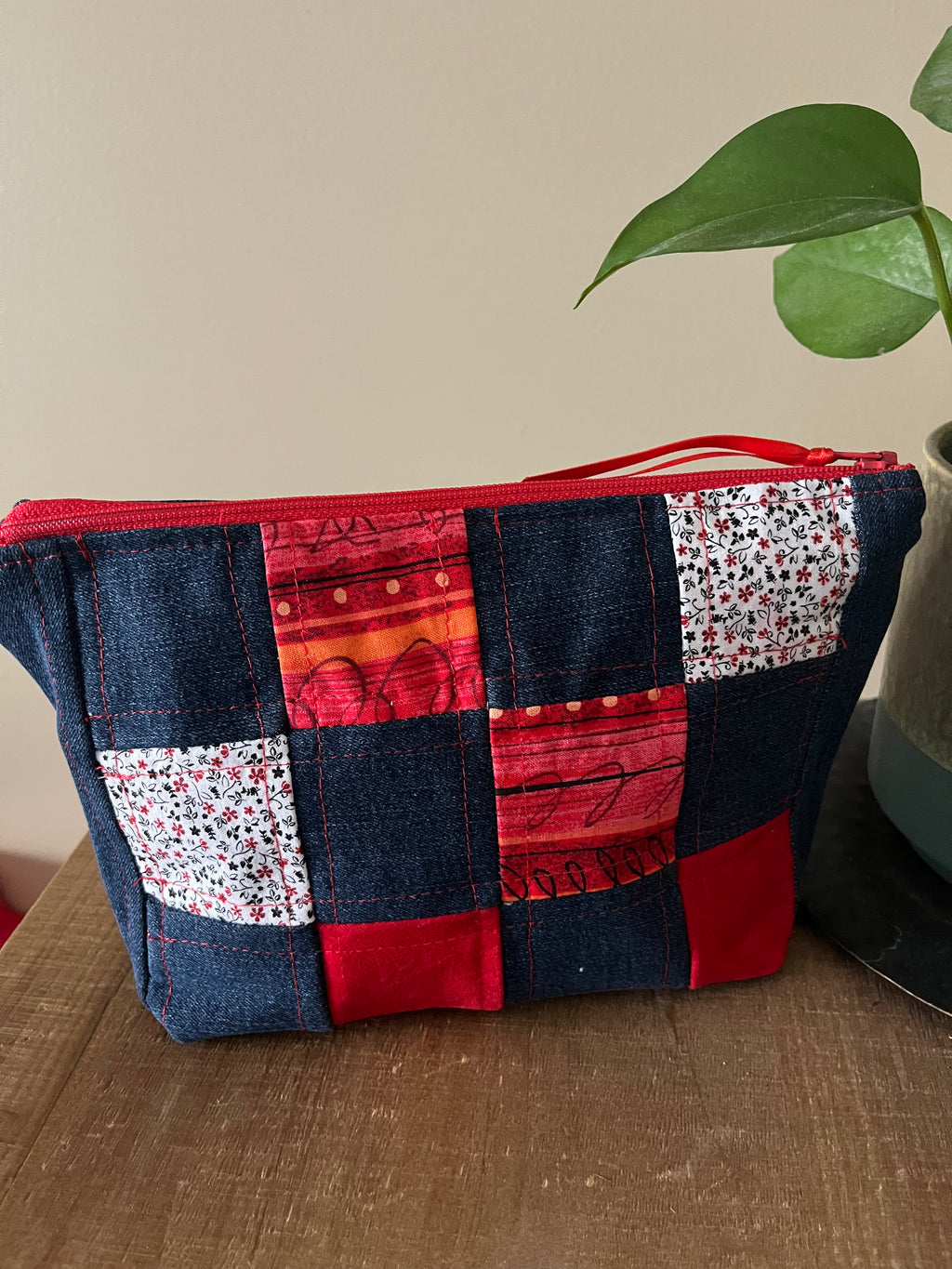 Quinn: Patchwork Cosmetic Bag
