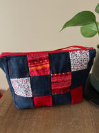 Quinn: Patchwork Cosmetic Bag