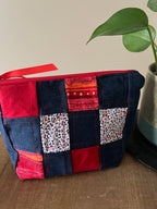 Quinn: Patchwork Cosmetic Bag
