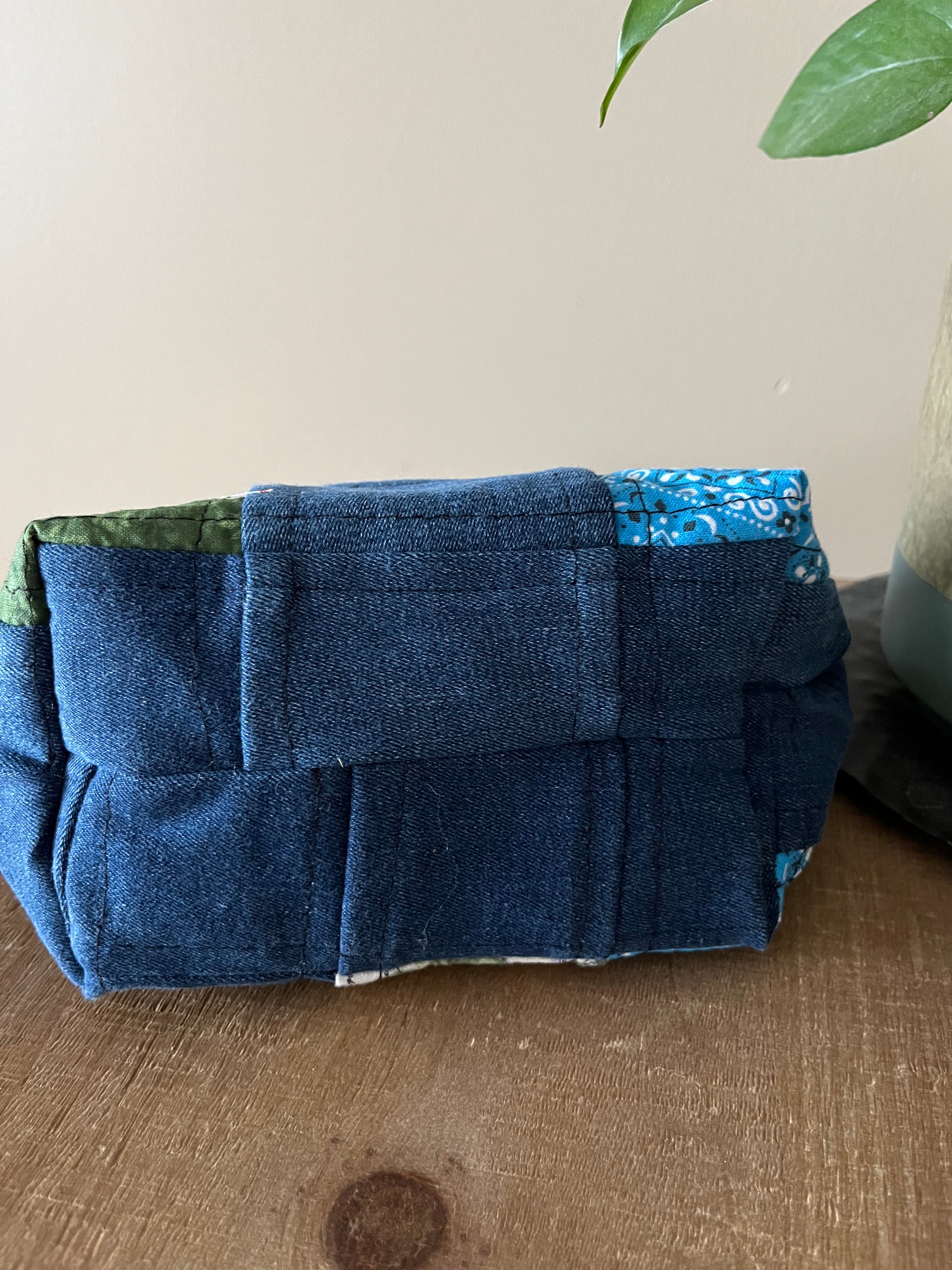 Belle: Patchwork Cosmetic Bag