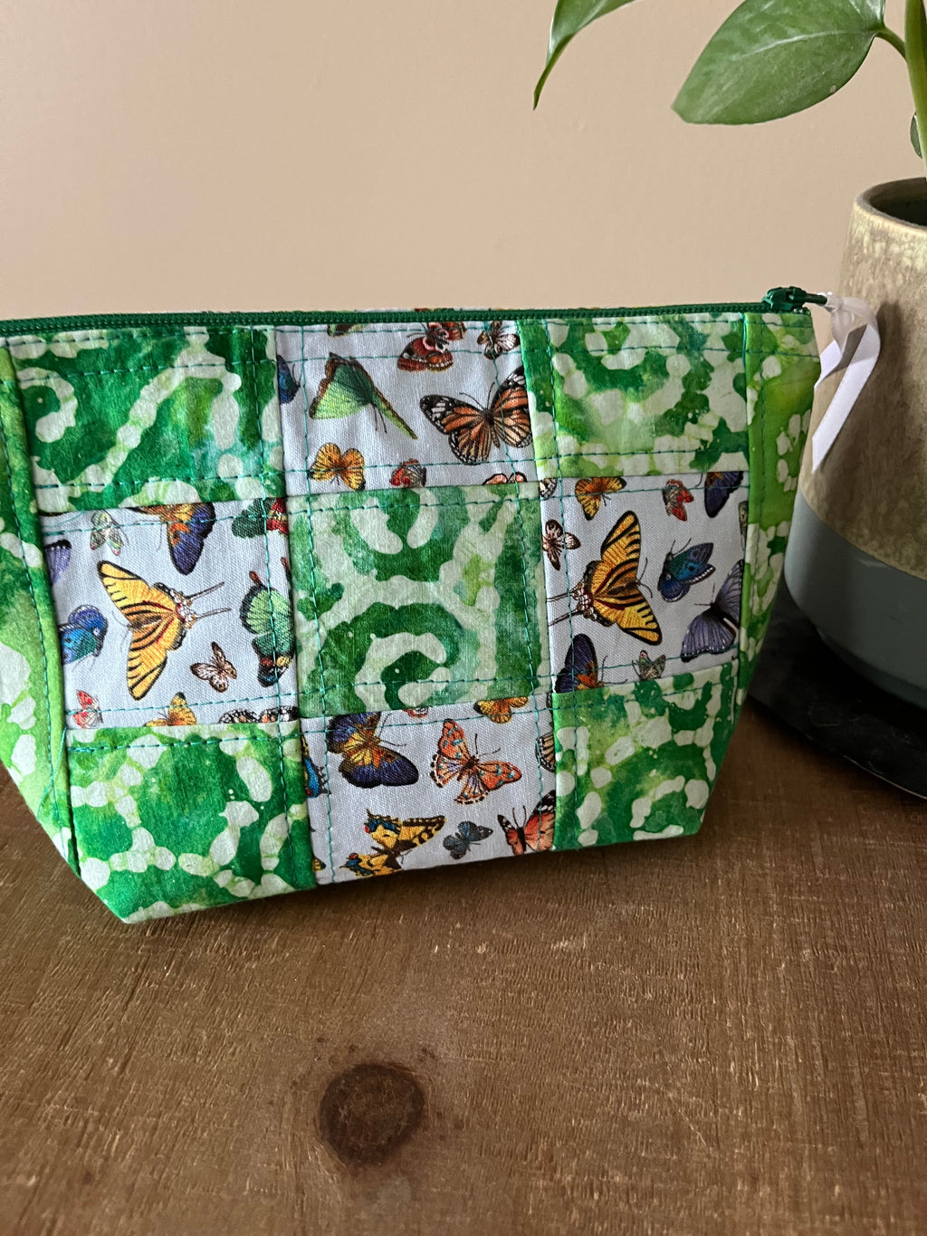 Mariposas: Patchwork Cosmetic Bag