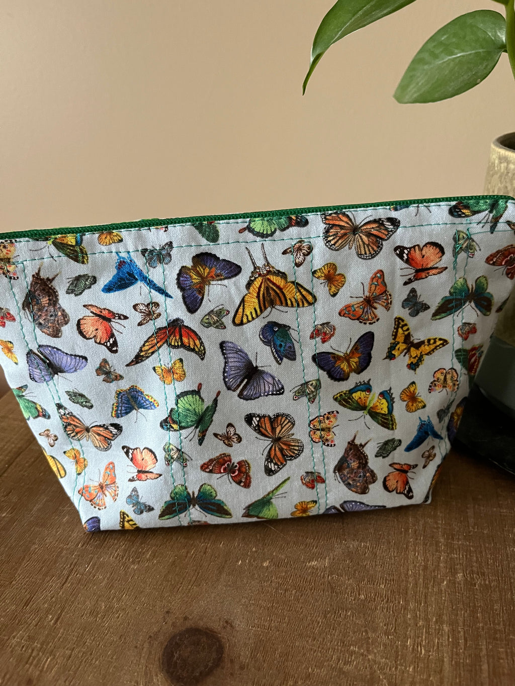 Mariposas: Patchwork Cosmetic Bag