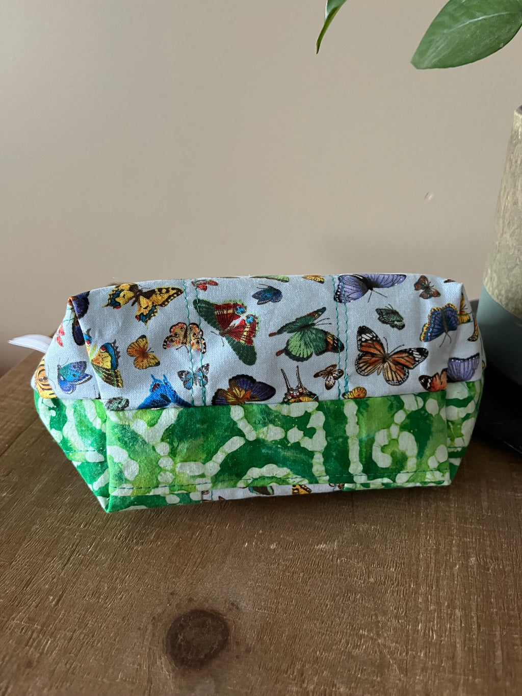 Mariposas: Patchwork Cosmetic Bag