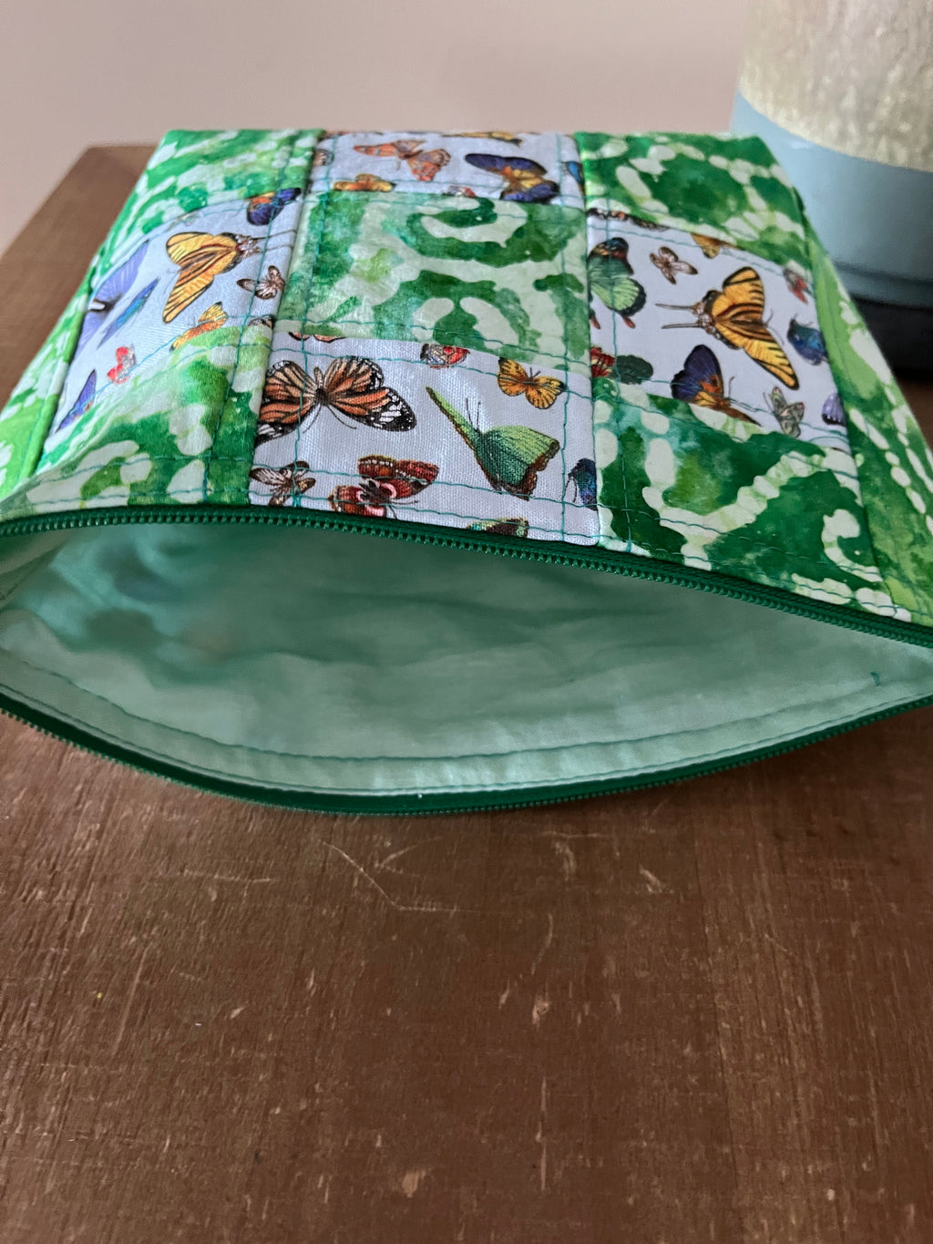 Mariposas: Patchwork Cosmetic Bag