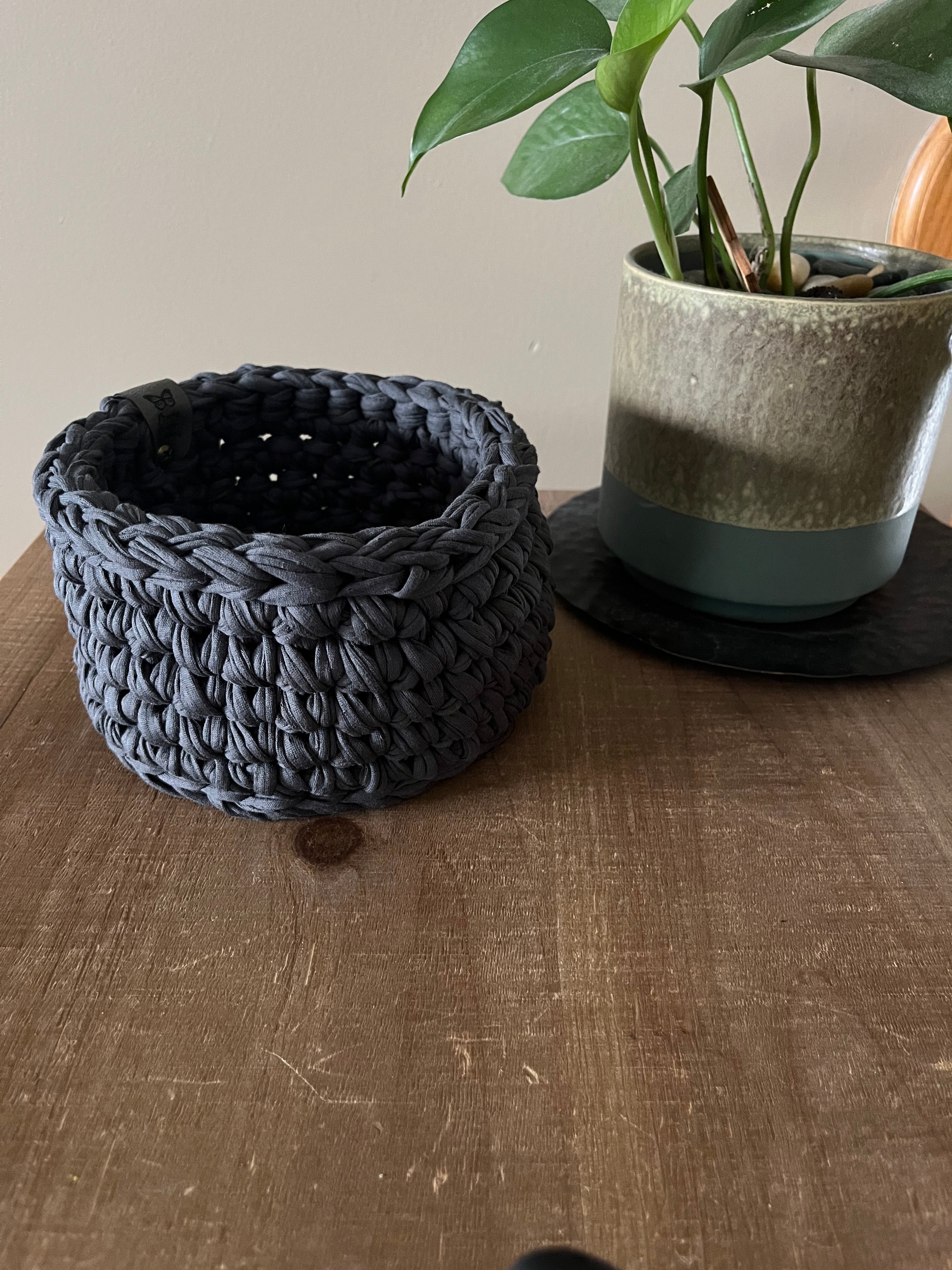 Kīlauea: Crocheted Storage Basket