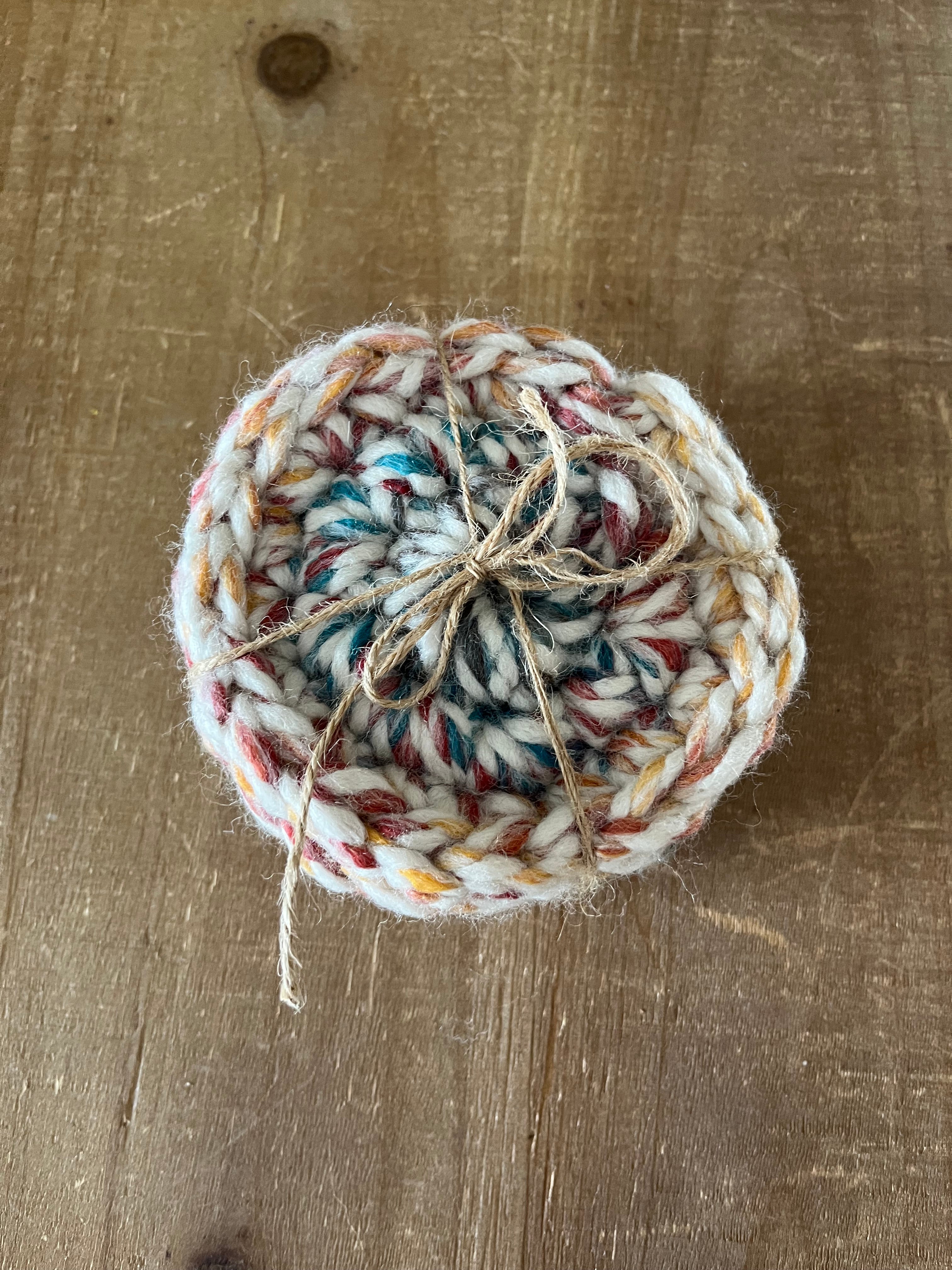 Milan Crocheted Coaster Set
