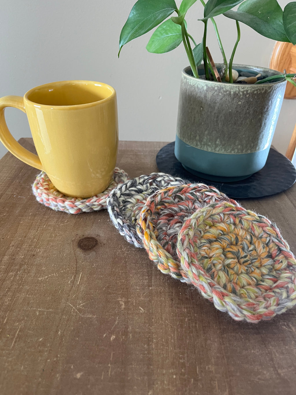 Verona Crocheted Coaster Set