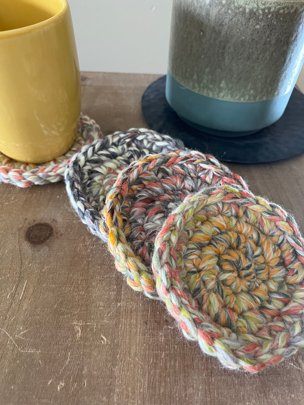 Verona Crocheted Coaster Set