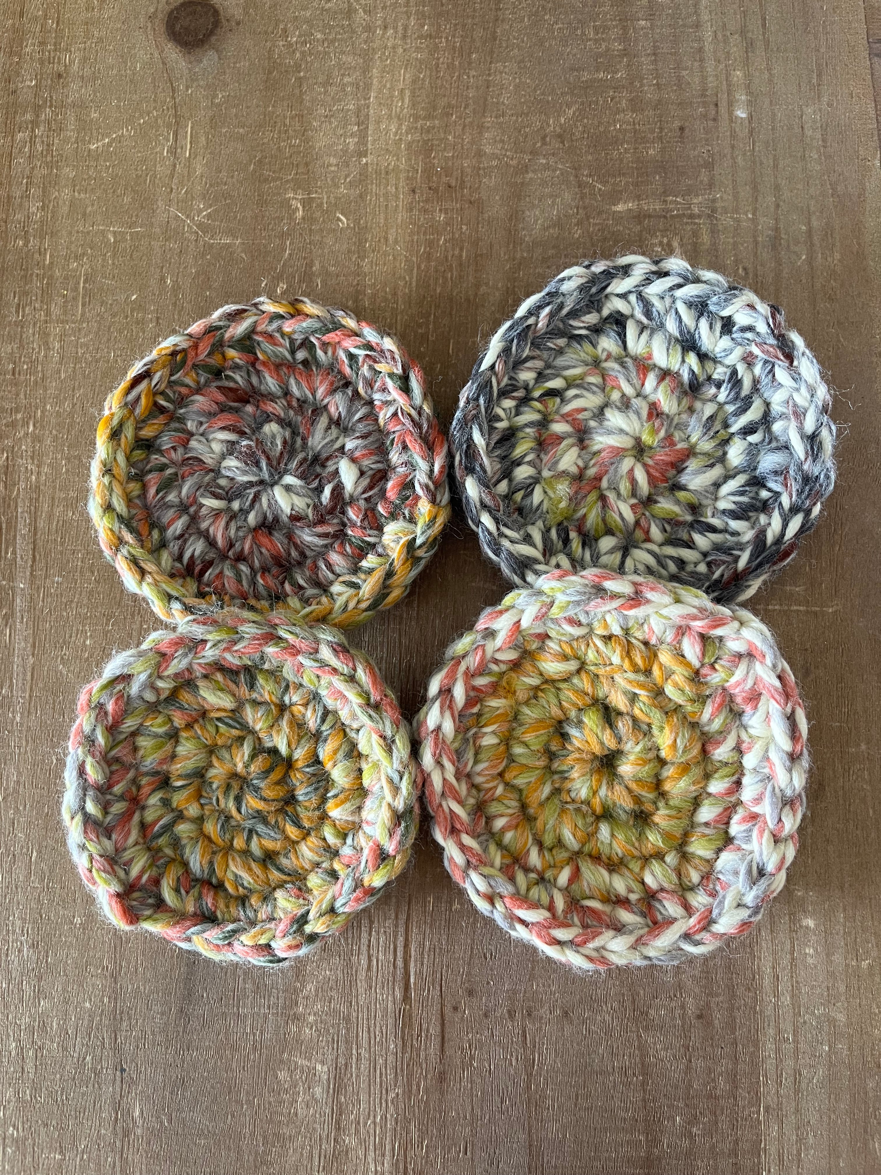 Verona Crocheted Coaster Set