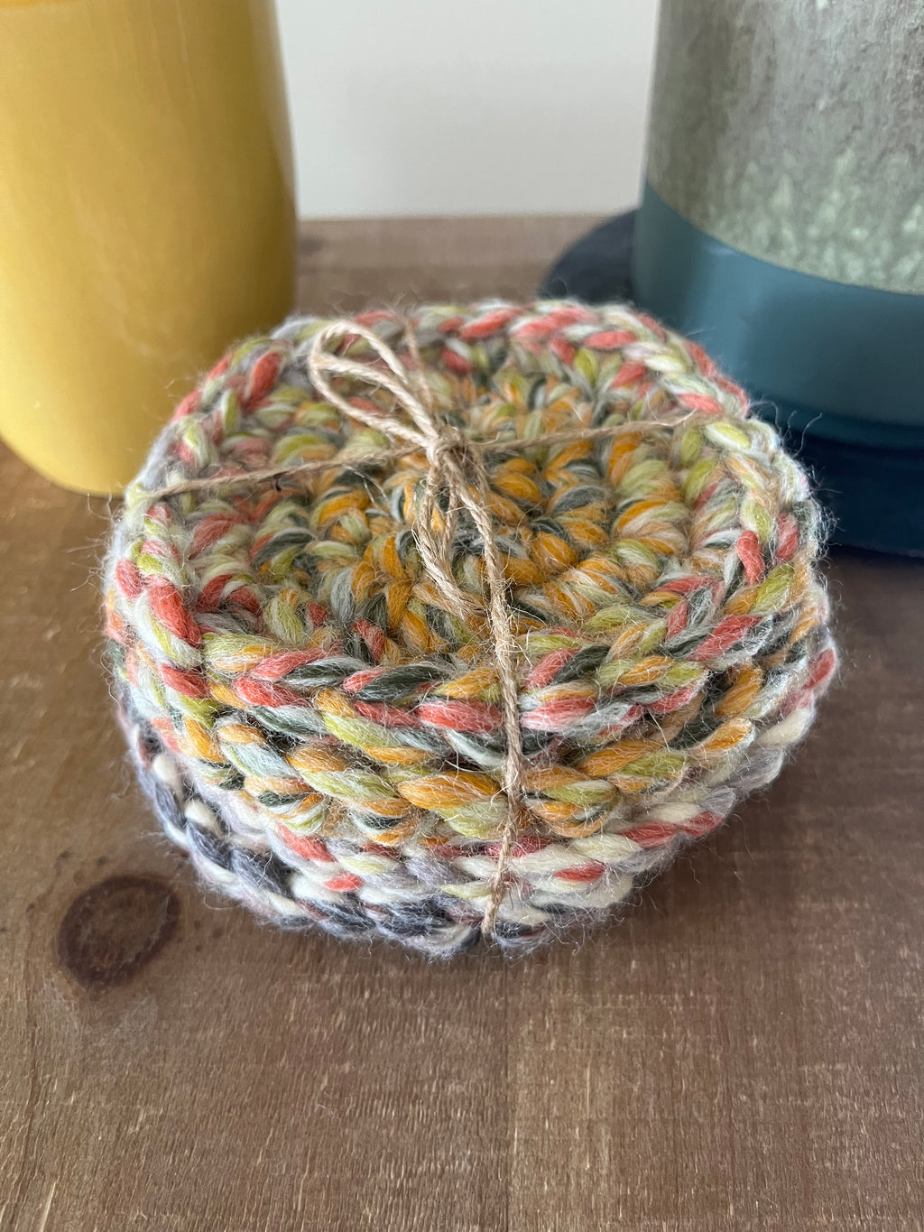 Verona Crocheted Coaster Set