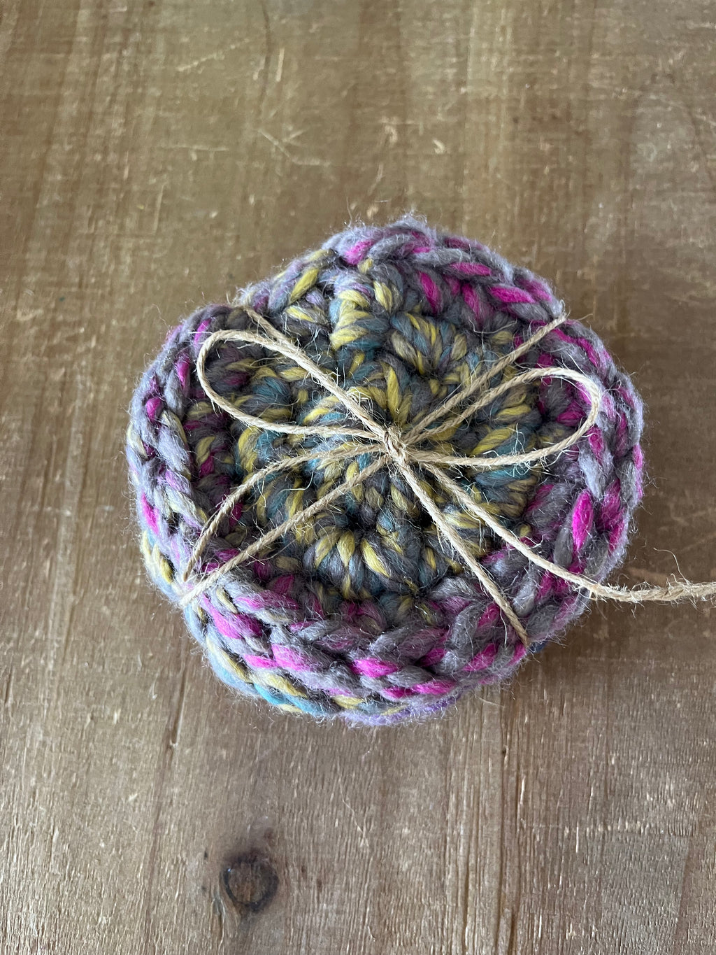 Provence Crocheted Coaster Set