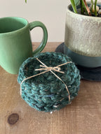North Cascades Crocheted Coaster Set
