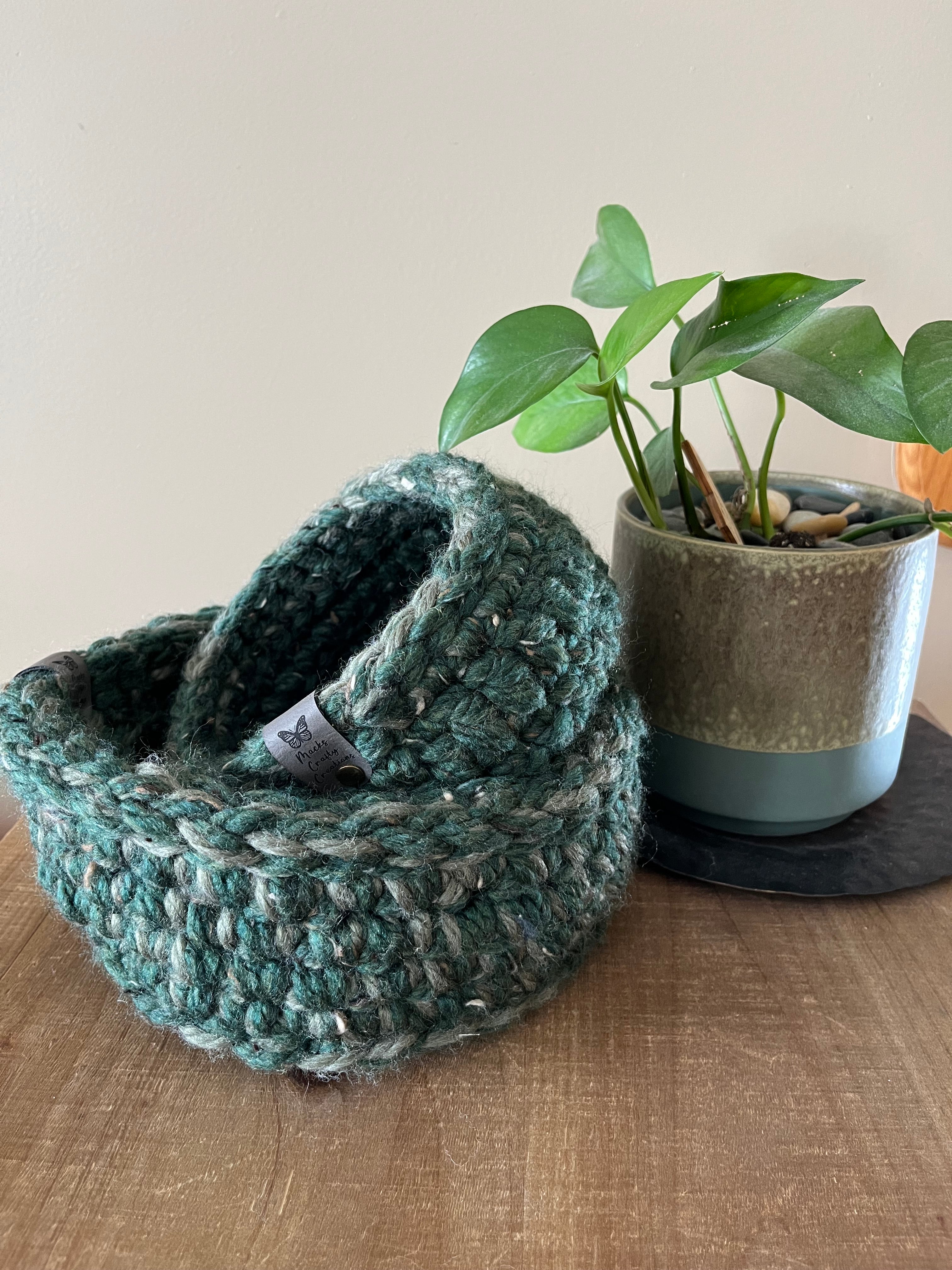 North Cascades: Crocheted Storage Basket