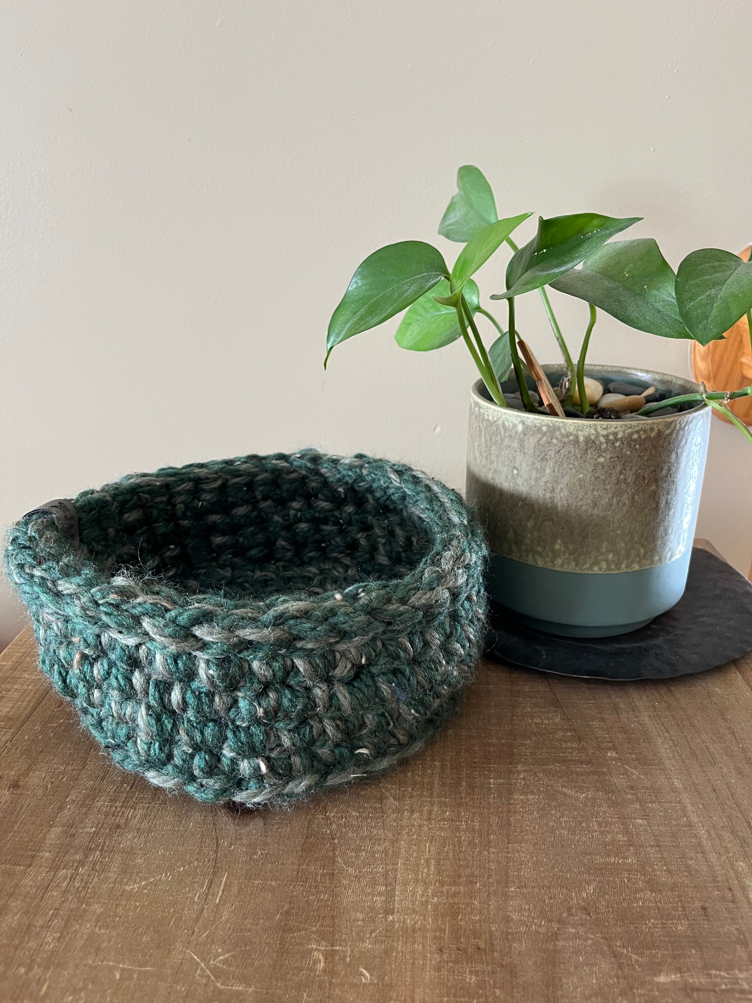 North Cascades: Crocheted Storage Basket