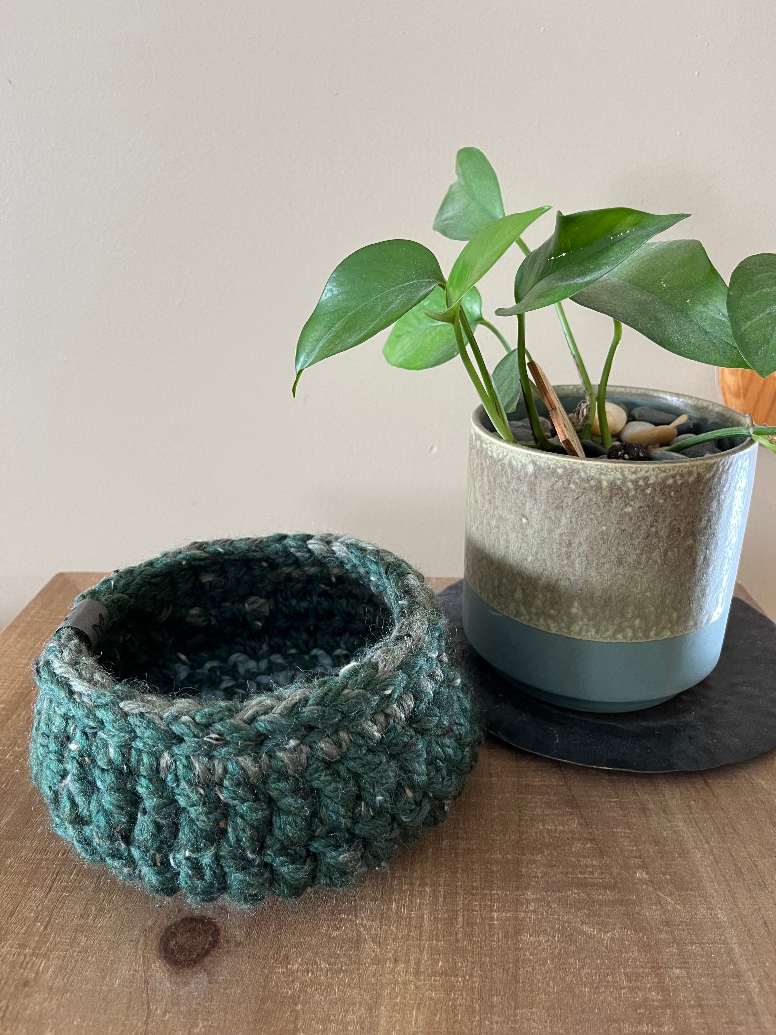 North Cascades: Crocheted Storage Basket