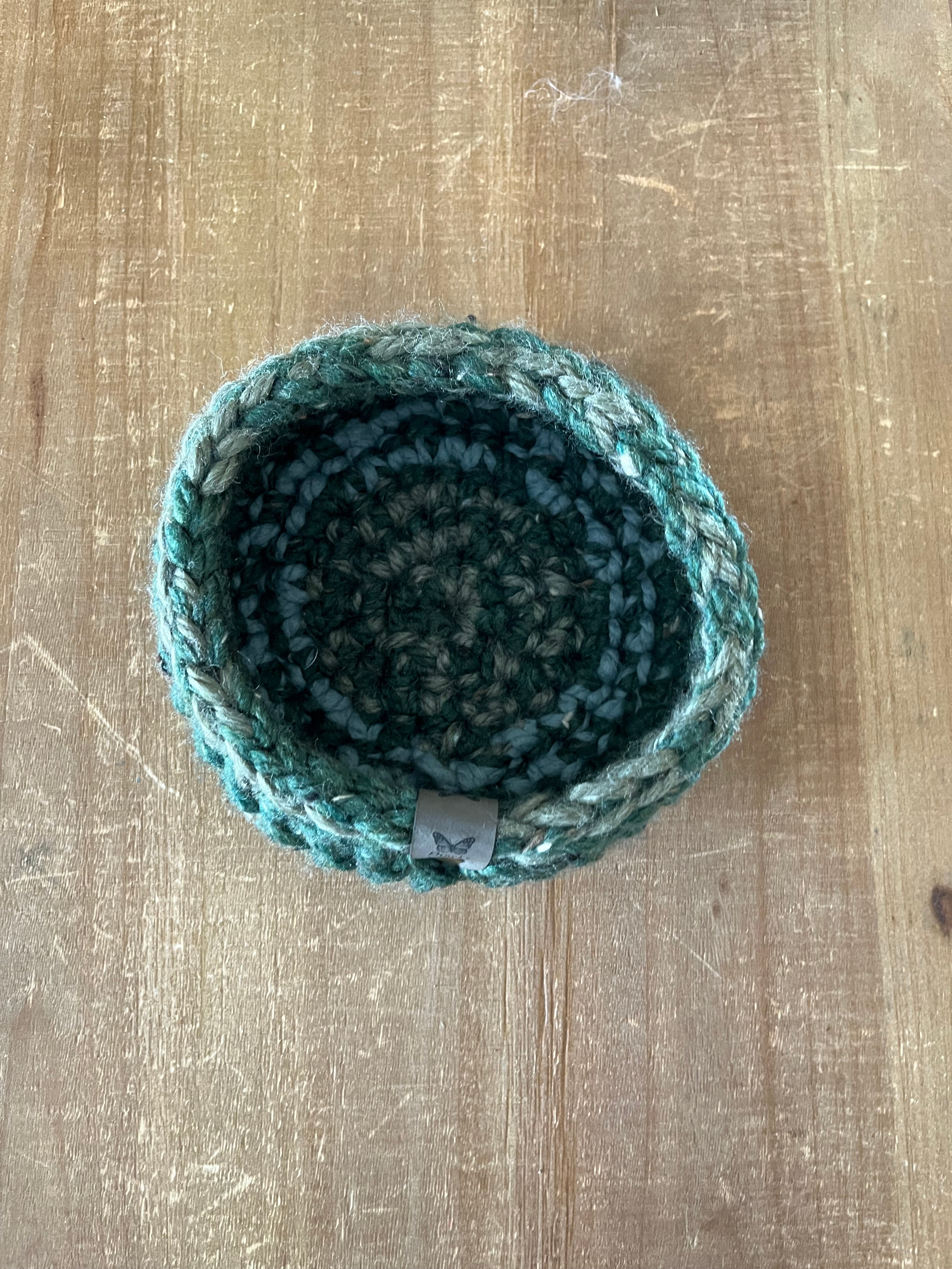 North Cascades: Crocheted Storage Basket