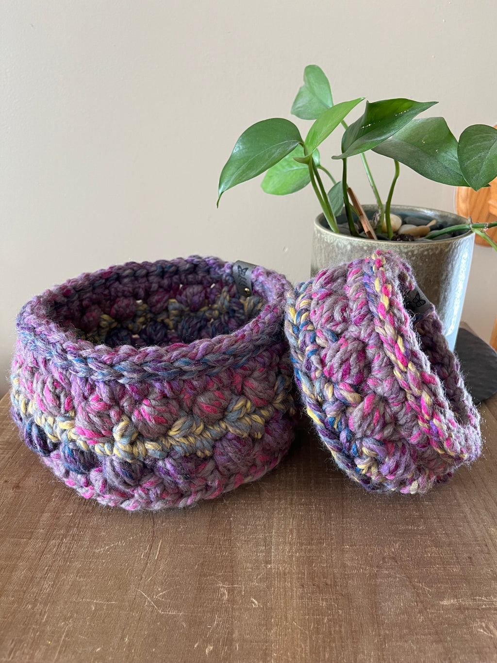 Provence: Crocheted Storage Baskets