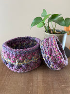Provence: Crocheted Storage Baskets
