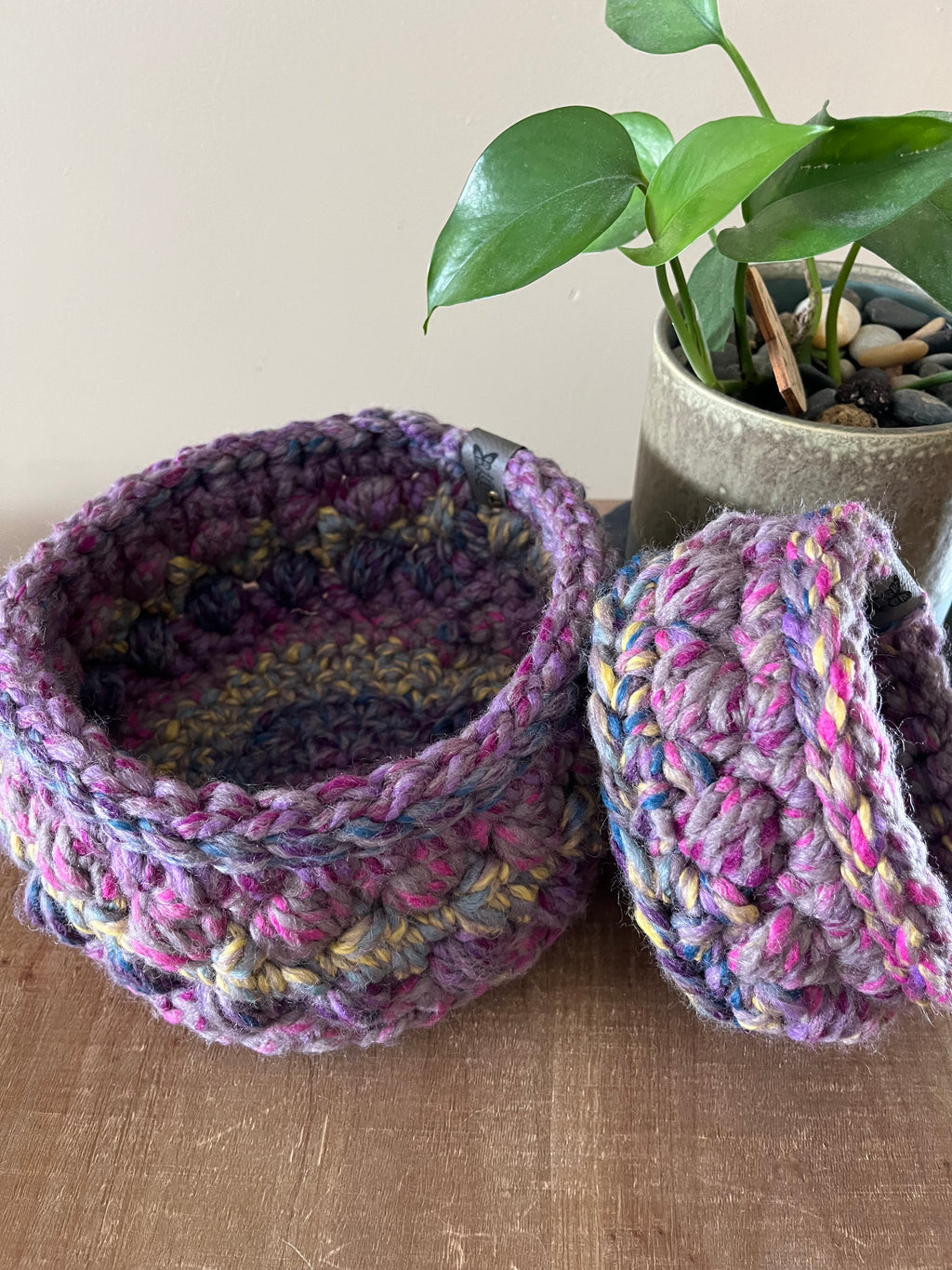 Provence: Crocheted Storage Baskets