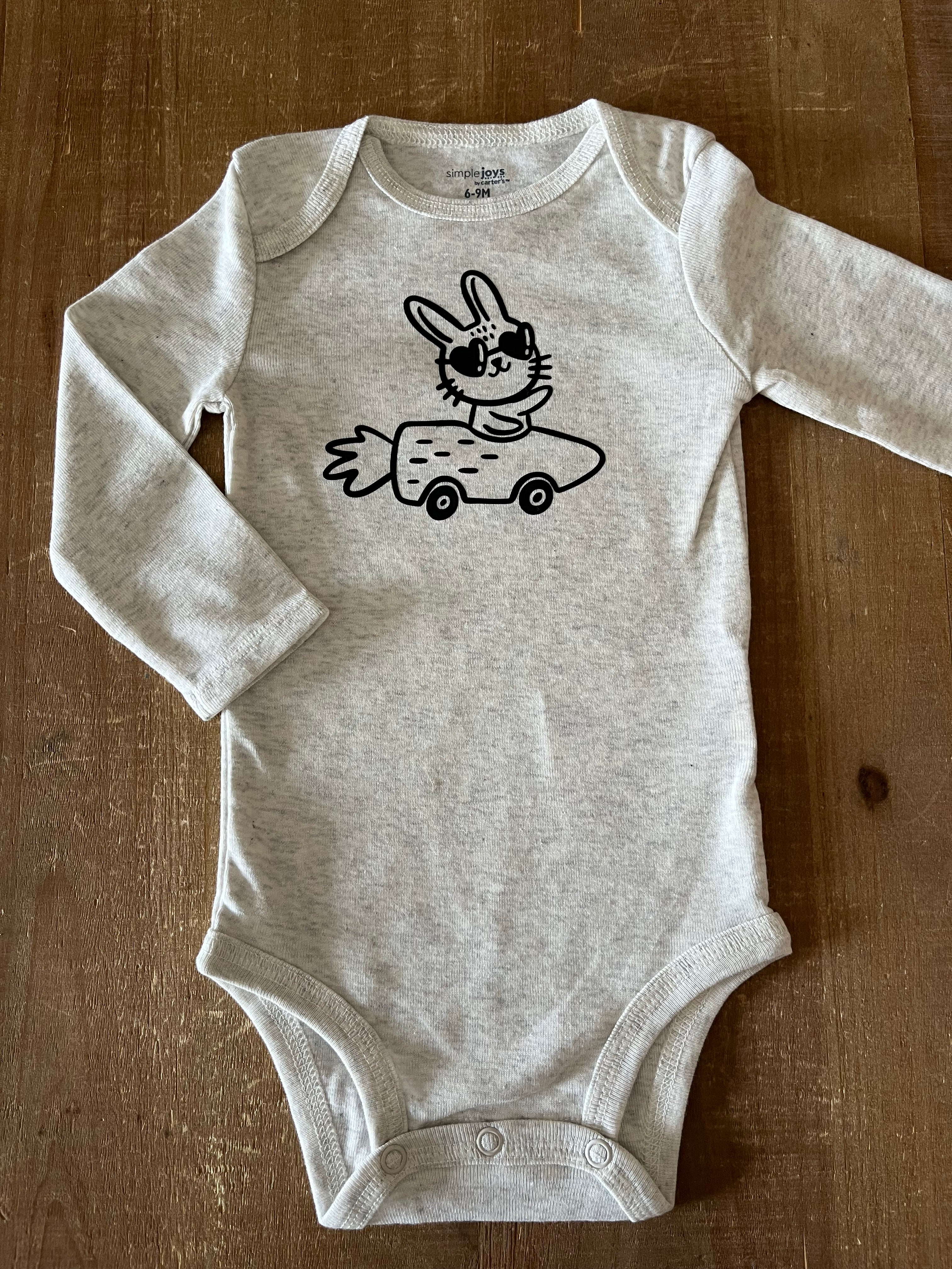 Cool Bunny Baby Bodysuit
