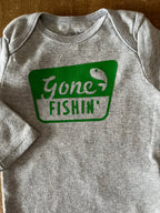 Gone Fishin' Baby Bodysuit