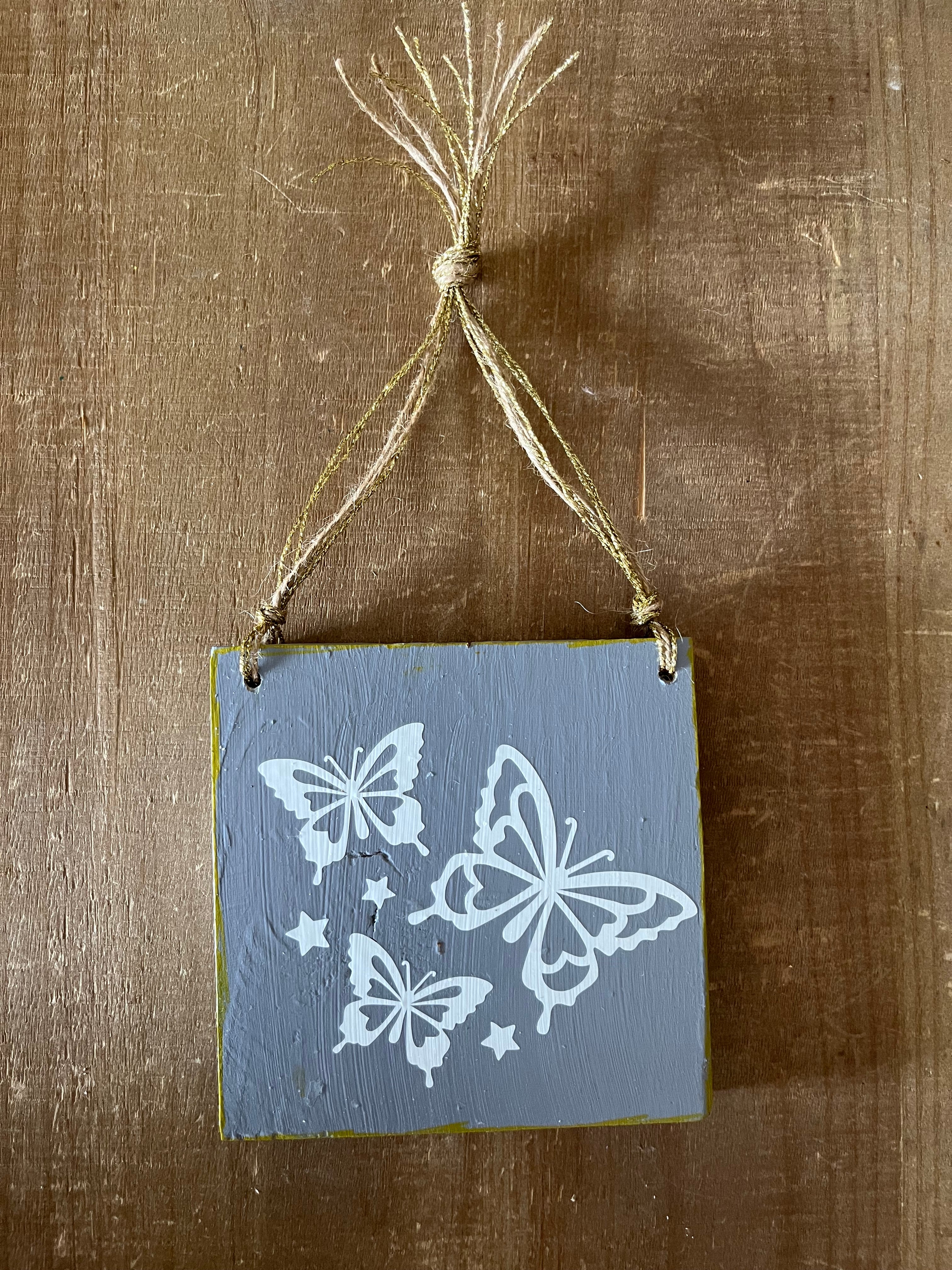 Butterfly Double Sided Wall Hanging