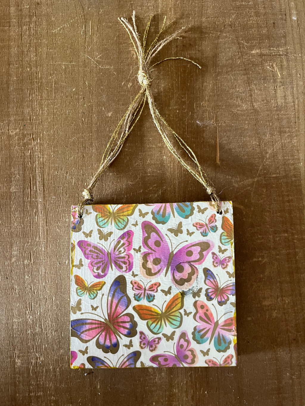 Butterfly Double Sided Wall Hanging