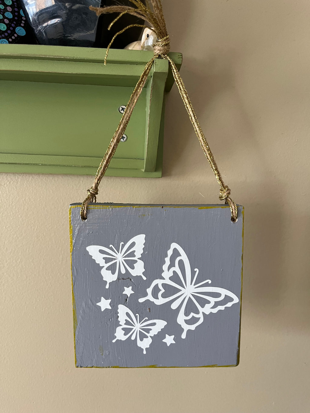 Butterfly Double Sided Wall Hanging