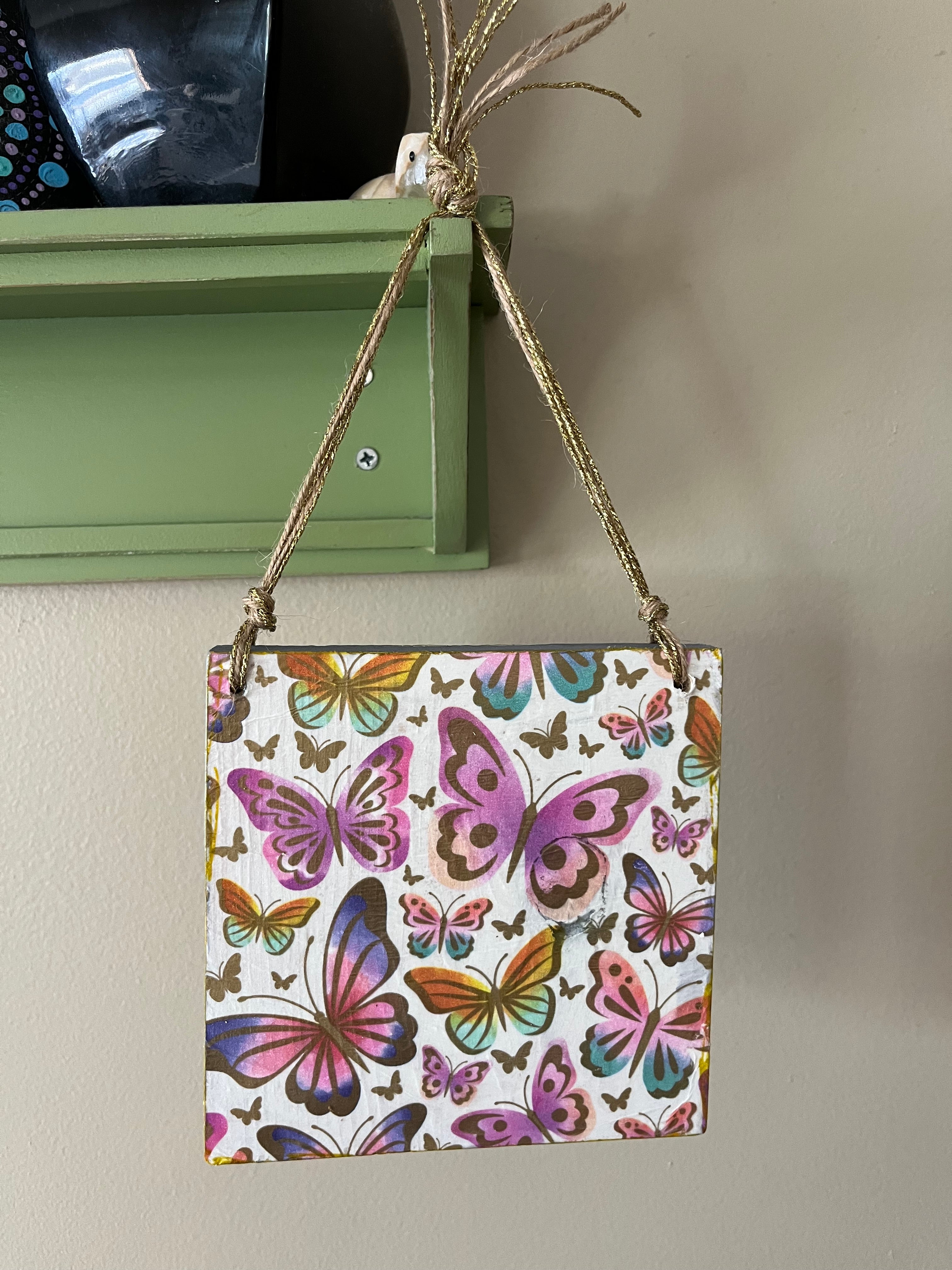 Butterfly Double Sided Wall Hanging