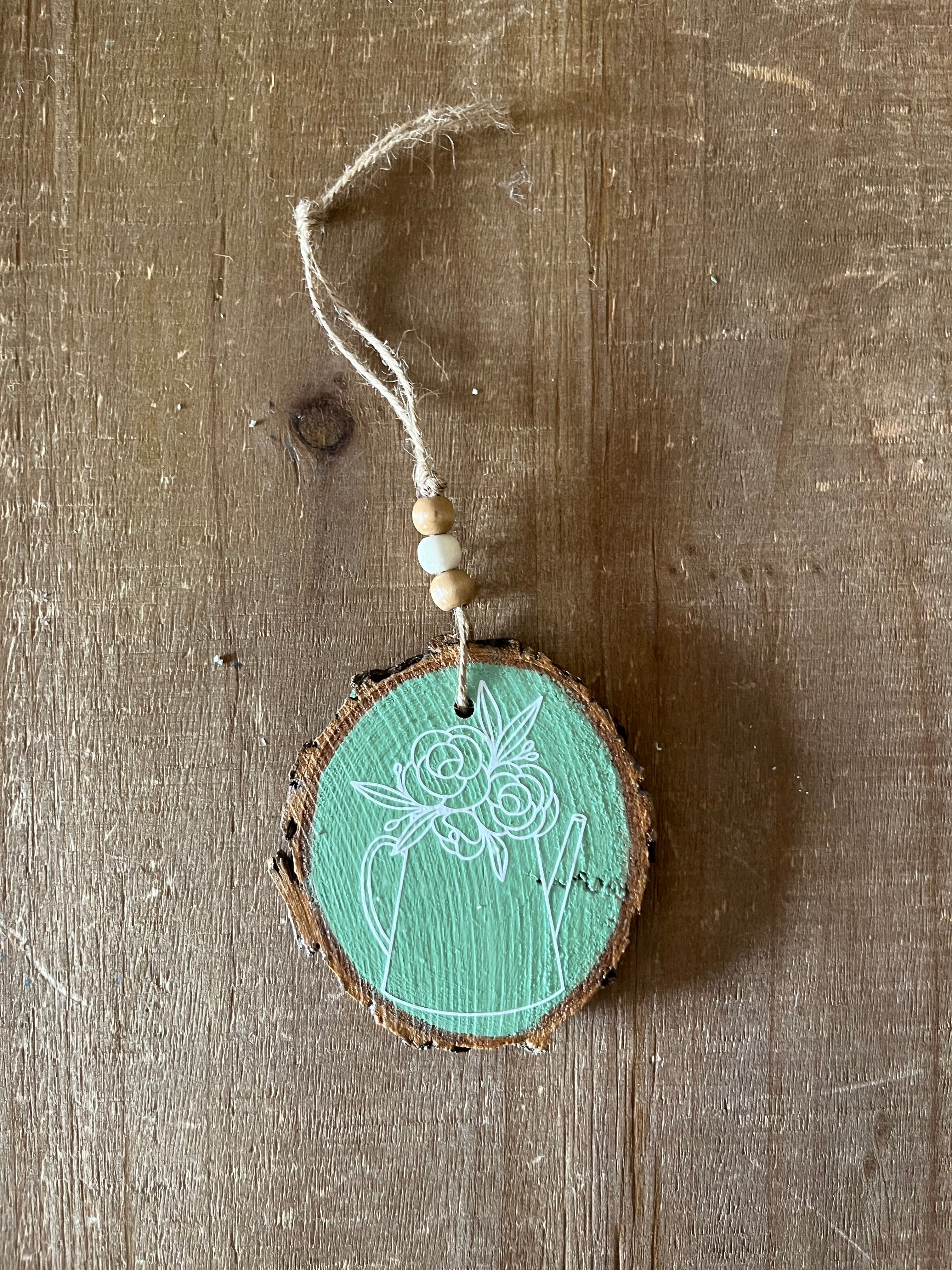Dearest Gardeners: Green Double Sided Ornament