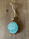 Dearest Gardeners: Teal Double Sided Ornament