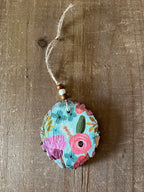 Dearest Gardeners: Teal Double Sided Ornament