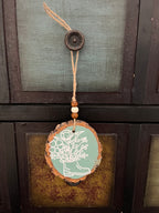 Dearest Gardeners: Teal Double Sided Ornament