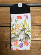 Floral Bunny Hand Towel