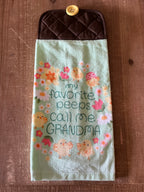 My Favorite Peeps Call me Grandma Hand Towel