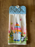 Floral Gnome Hand Towel
