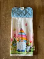 Floral Gnome Hand Towel
