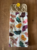 Butterflies Light Blue Hand Towel